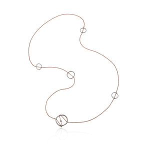 Collana Donna Acciaio Rose con Cristalli Poetry Breil 