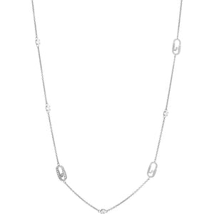 Collana Donna Acciaio Silver Identity Liu Jo Luxury