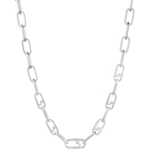 Collana Donna Acciaio Silver Identity Liu Jo Luxury