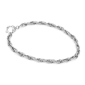Collana Donna Acciaio Silver Silhouette Nomination
