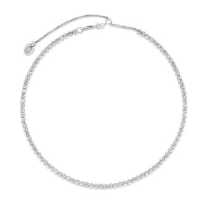 Collana Donna Acciaio Silver con Cristalli Bianchi Liu Jo Luxury