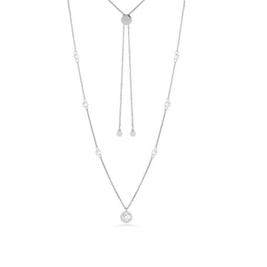 Collana Donna Acciaio Silver con Cristalli Liu Jo Luxury