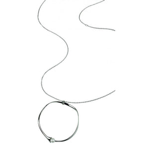 Collana Donna Acciaio con Perla Venere Breil