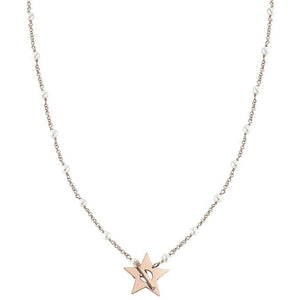 Collana Donna Acciaio e Argento Rose Stella Mon Amour Nomination