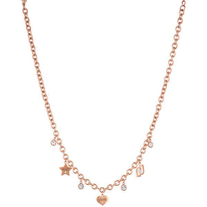 Collana Donna Acciaio e Cristalli Brilliant Rose Liu Jo Luxury