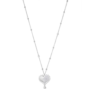 Collana Donna Acciaio e Cristalli Sacred Cuore Liu Jo Luxury