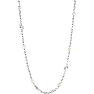 Collana Donna Acciaio e Perle Icona Liu Jo Luxury