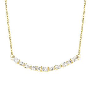 Collana Donna Argento Giallo Colour Wave Bianco Nomination