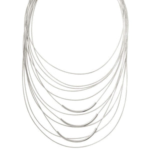 Collana Donna Argento Led 12 Fili Diva Gioielli