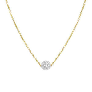 Collana Donna Argento Oro Giallo Cubic Zirconia Soul Nomination