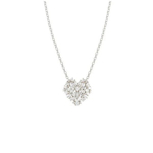 Collana Donna Argento Rayoflight Cuore Nomination