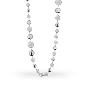 Collana Donna Argento Rodiato Graffiato Lucido Diva Gioielli