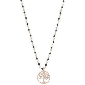 Collana Donna Argento Rose Albero della Vita Antibes Nomination