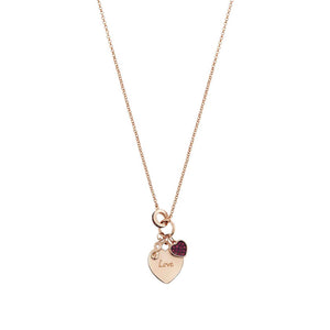 Collana Donna Argento Rose Easychic Cuore Love Nomination