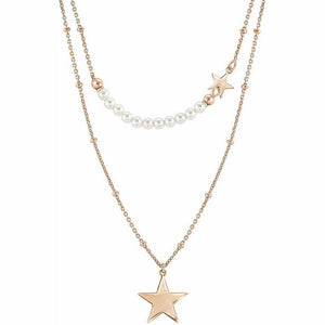 Collana Donna Argento Rose Melodie Perle Stella Nomination