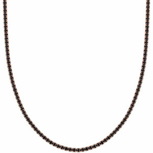 Collana Donna Argento Rose Nero Chic&Charm Nomination
