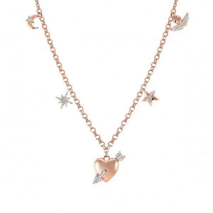 Collana Donna Argento Rose Sweerrock ed Romance Mix Nomination