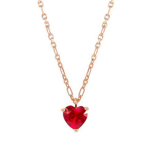 Collana Donna Argento Rose Sweetrock Sparkling Love Cuore Nomination