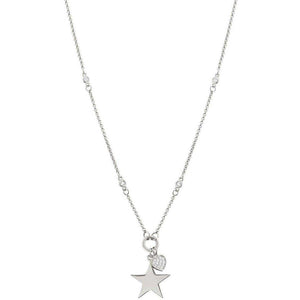 Collana Donna Argento Silver Nightdream Stella e Cuore con Pietre Bianche Nomination