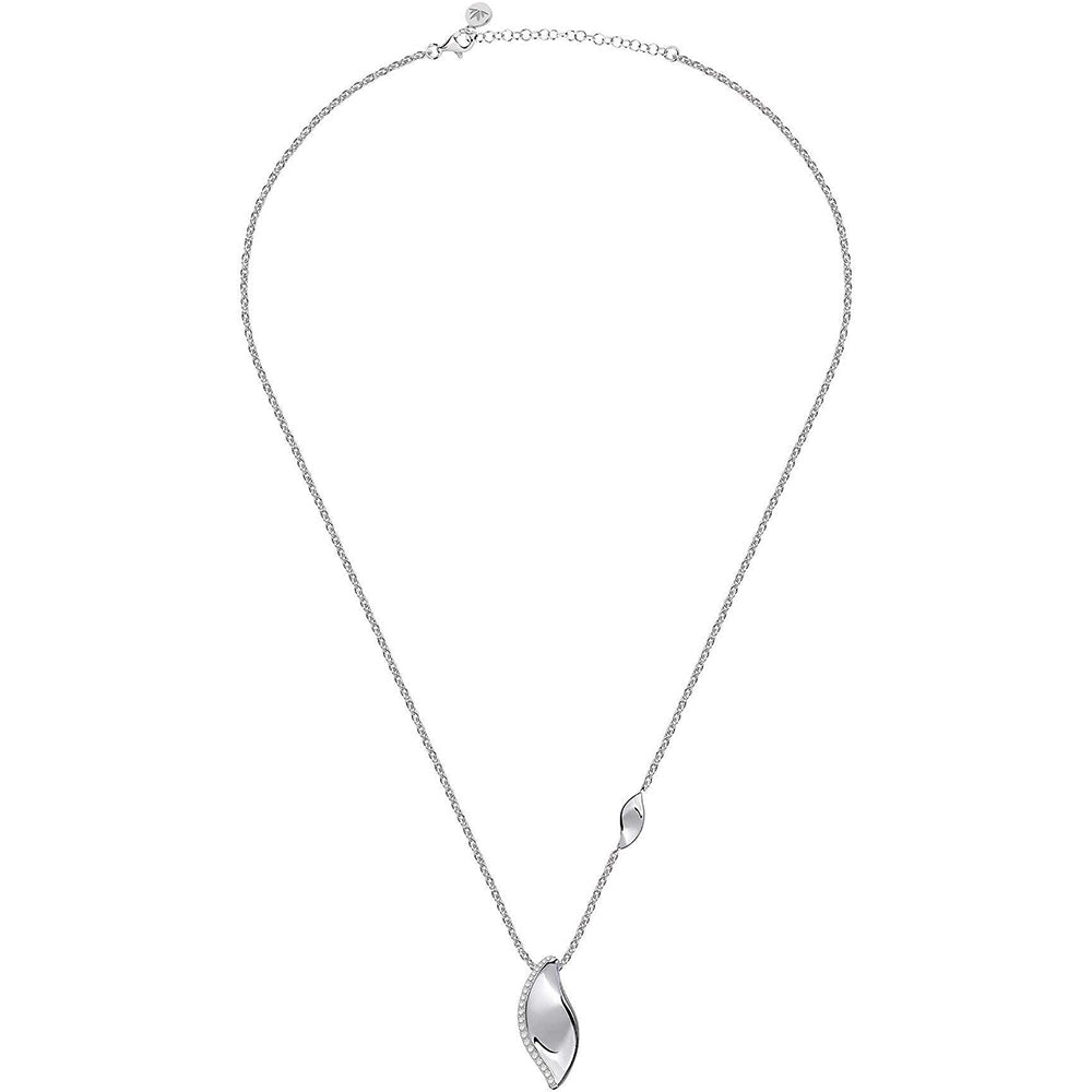 Collana Donna Argento con Zirconi Foglia Morellato