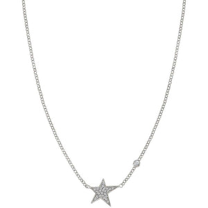 Collana Donna Argento con Zirconi Stella Nomination  