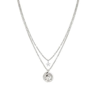 Collana Donna Argento e Cubic Zirconia Stella Sentimental Nomination