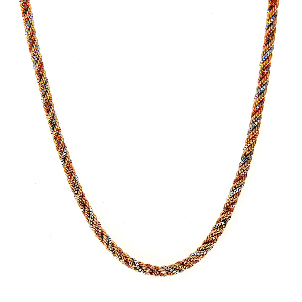Collana Donna Corsa in Oro 3 Colori