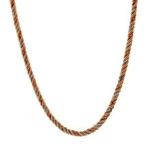 Collana Donna Corsa in Oro 3 Colori