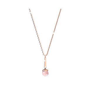 Collana Donna Hollywood Charm Rosa BHCKRQ05 - Rebecca Gioielli   