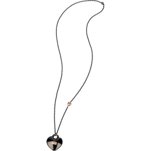 Collana Donna Ip Gun Nero Elemento Rose Kilos Of Love Breil