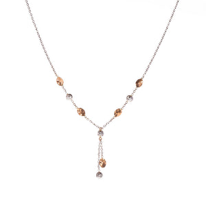 Collana Donna Oro Bianco e Giallo