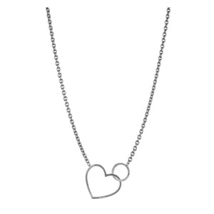 Collana Donna Ottone Cuore con Zirconi Liu Jo Luxury 