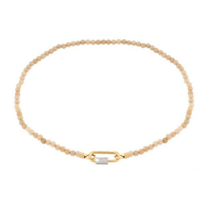 Collana Donna Palermo con Giada Gialla Rebecca Gioielli