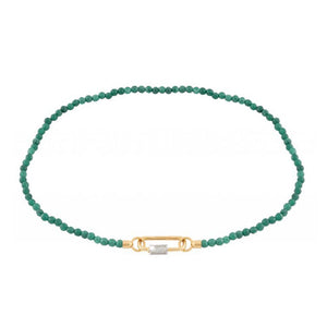 Collana Donna Palermo con Giada Verde Rebecca Gioielli
