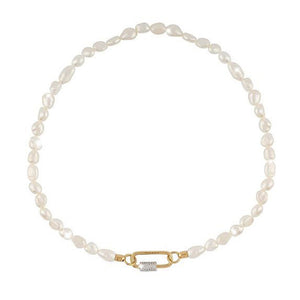 Collana Donna Palermo con Perle Bianche Rebecca Gioielli