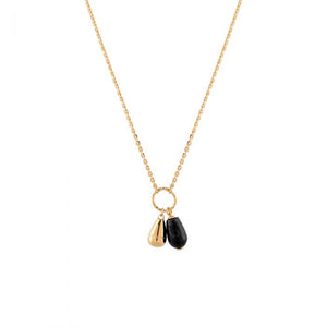 Collana Donna Tulipe Pietra Nera Rebecca Gioielli
