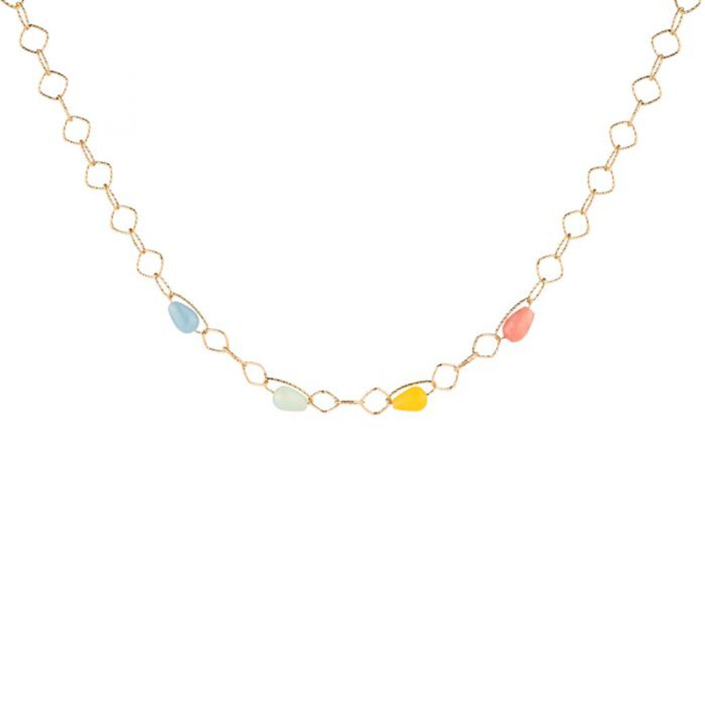 Collana Donna Tulipe Pietre Multicolor Rebecca Gioielli