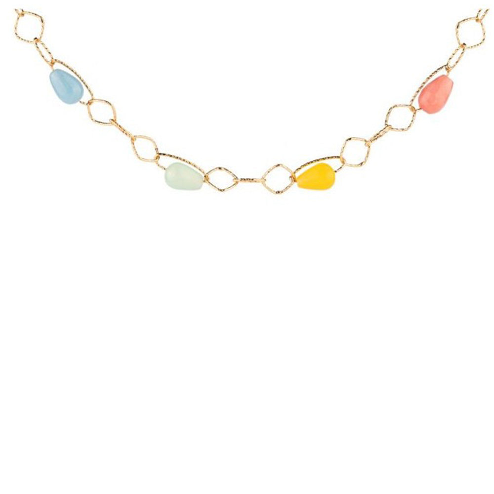 Collana Donna Tulipe con Pietre Colorate Rebecca Gioielli