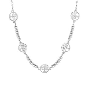 Collana Donna in Acciaio Albero Della Vita Motifs Nomination