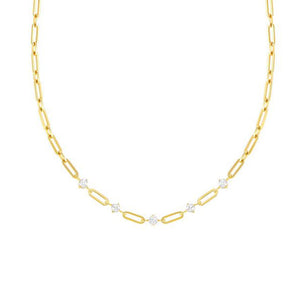 Collana Donna in Acciaio Gold Chainofstyle Nomination