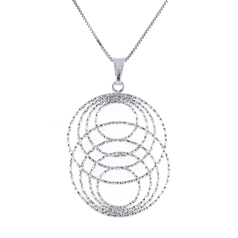 Collana Donna in Argento 2 Colori Diamantato Fraboso