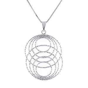 Collana Donna in Argento 2 Colori Diamantato Fraboso