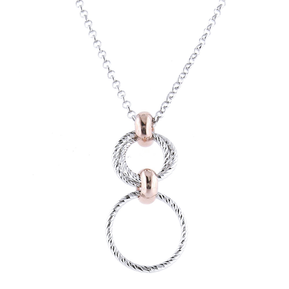 Collana Donna in Argento 2 Colori Diamantato Fraboso