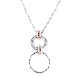 Collana Donna in Argento 2 Colori Diamantato Fraboso