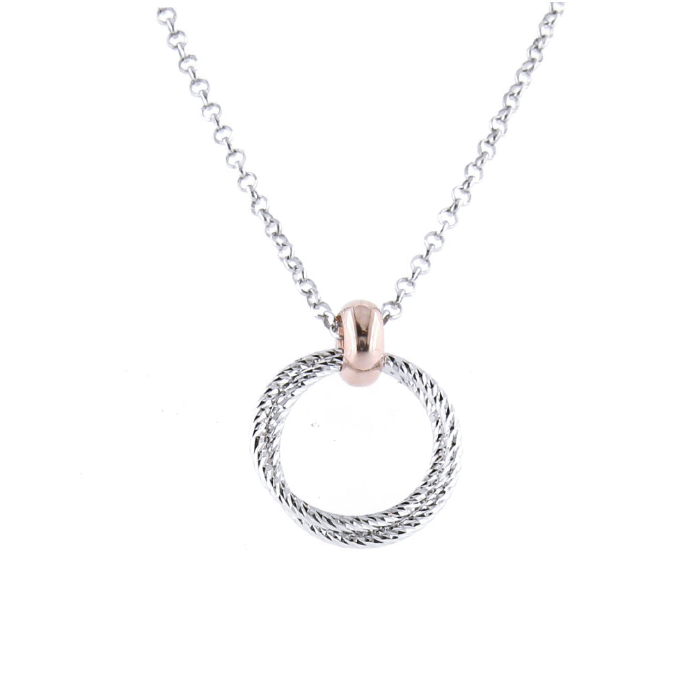Collana Donna in Argento 2 Colori Diamantato Fraboso