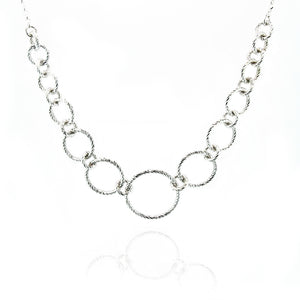 Collana Donna in Argento Diamantato Fraboso