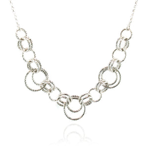 Collana Donna in Argento Diamantato Fraboso