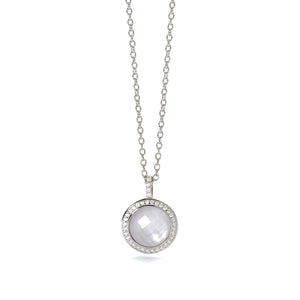 Collana Donna in Argento Diva con Pietra Mabina Gioielli