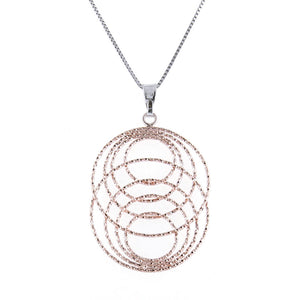Collana Donna in Argento Rame Diamantato Fraboso