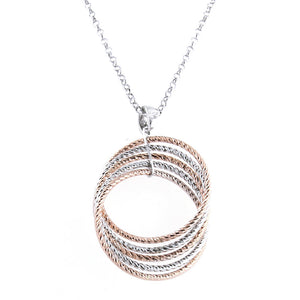 Collana Donna in Argento Rame Diamantato Fraboso